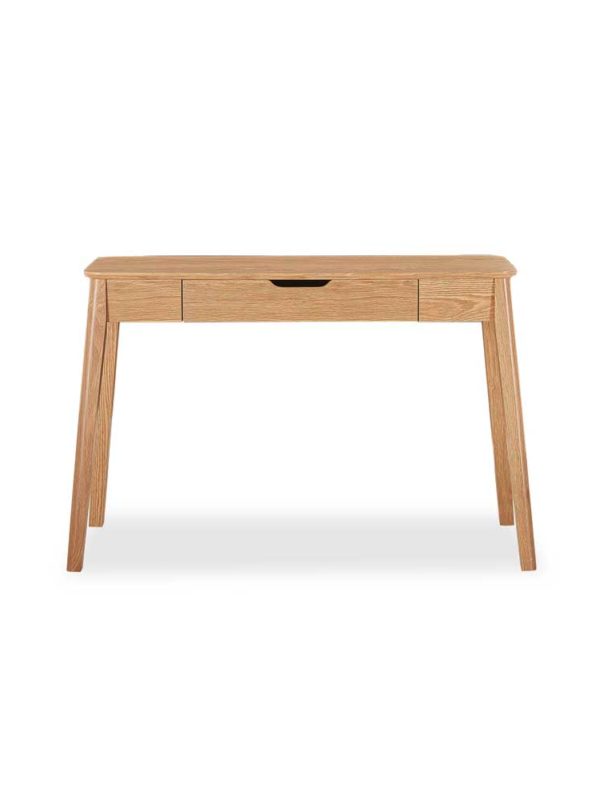 Niva desk has scandinavian inspired style and a simple design with warm oak undertones.