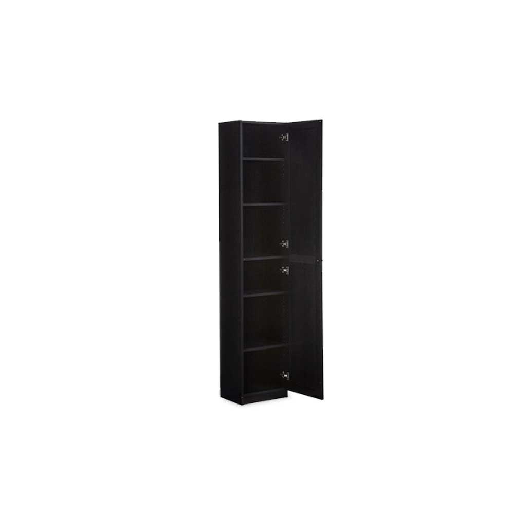 Kobi Large Narrow Bookcase With Panel Shelving • Protect your gems 💎